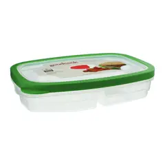 GENERICO - Contenedor con división y tapa para microondas GOODCOOK