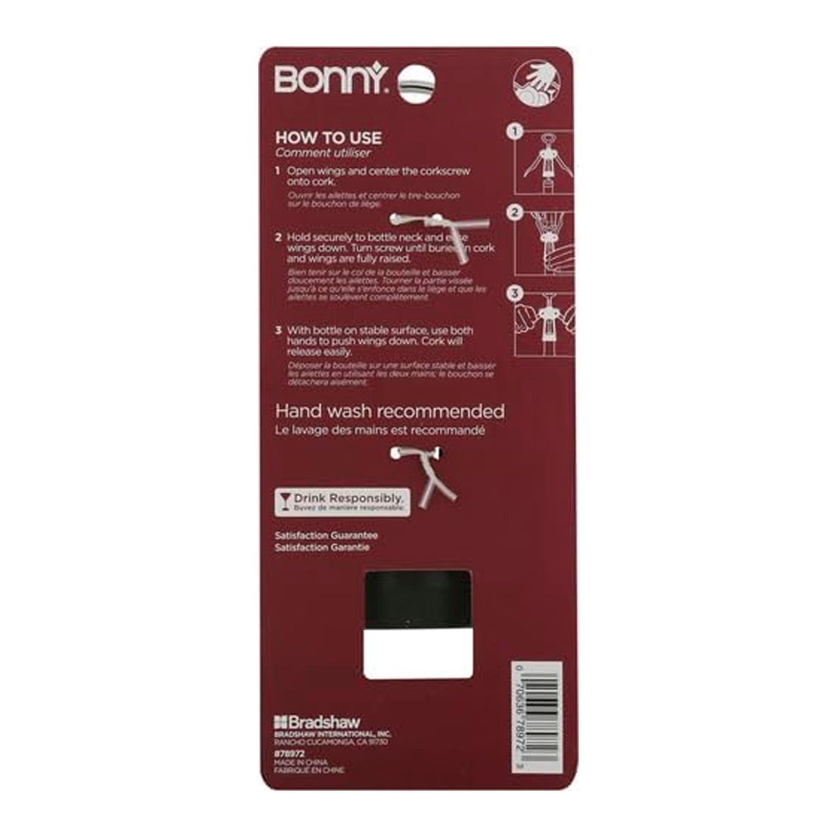 BONNY - Descorchador wing deluxe BONNY