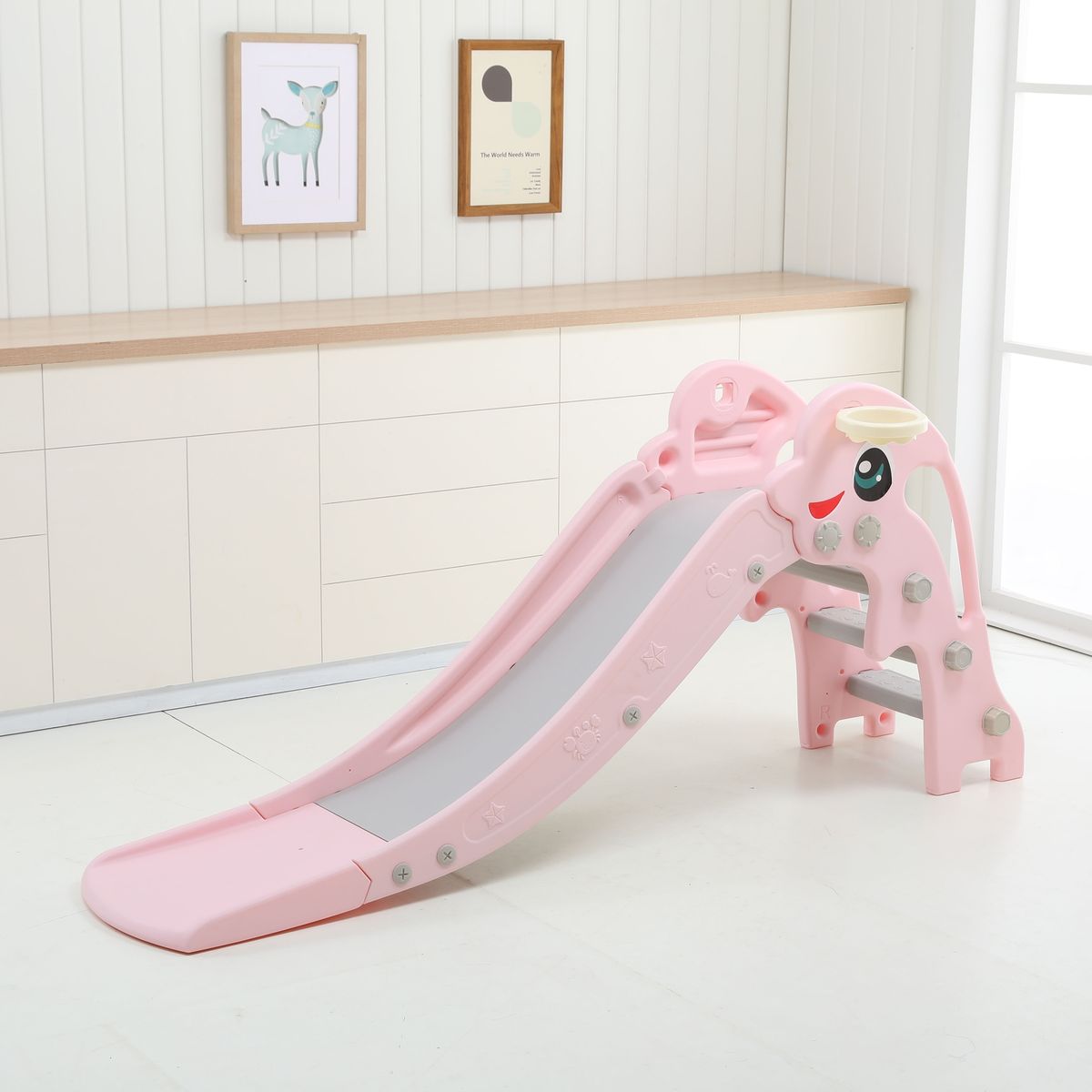 BEBECO - Resbalín Bebeco modelo Delfín Rosado