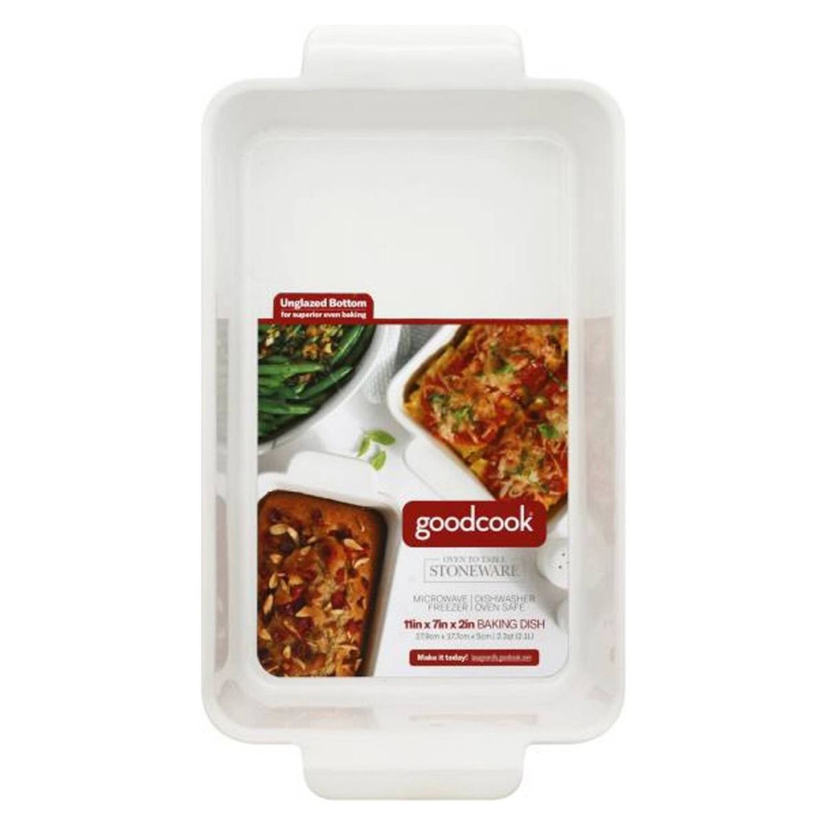 GENERICO - Asadera rectangular cerámica GOODCOOK