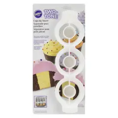 WILTON - 2 tonos masa cupcakes
