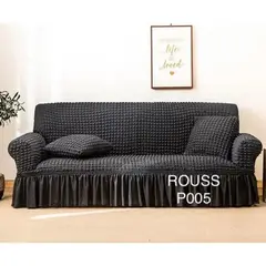GENERICO - Fundas Sillón Sofá Turkas Texturizada Y Elasticadas 3 Cuerpos