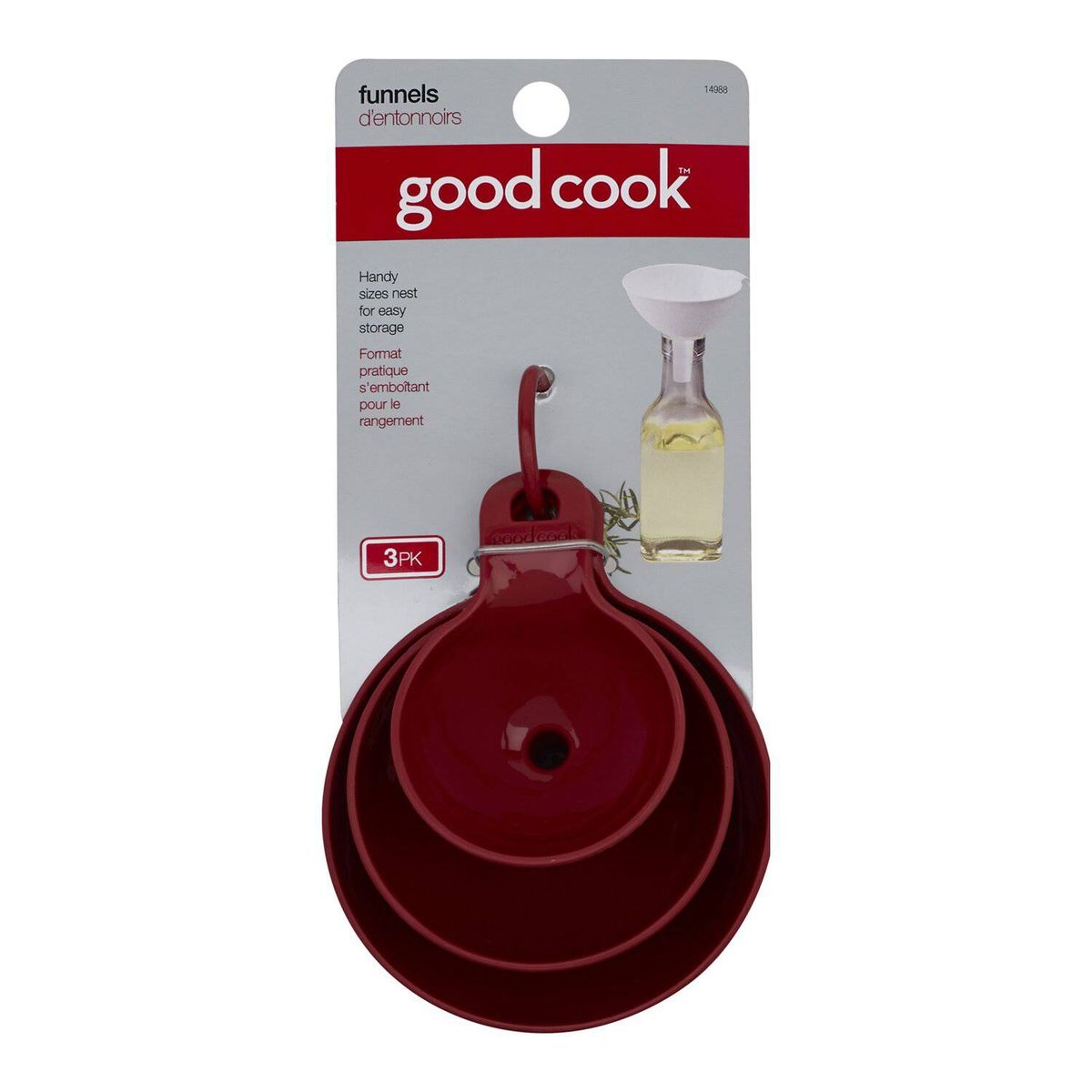 GOODCOOK_MC - Set de 3 embudos Goodcook