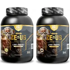 PALIKOS FITNESS - Pack Zeus Proteina 2kg Cookies and Creams Proteina 2kg Vainilla