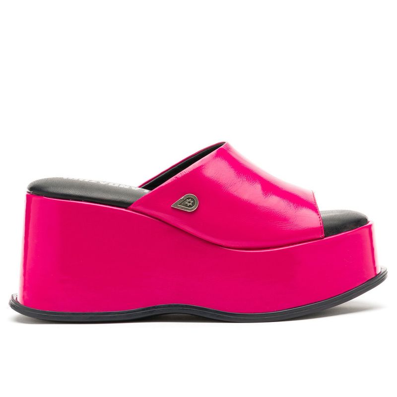LANDAZURI - Sandalia Cuero Beluga Fucsia Landazuri