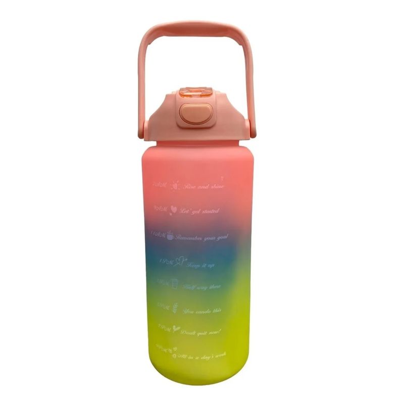GENERICO - Botella Deportiva Termo De Agua 2 Lt Botellas Motivacionales R