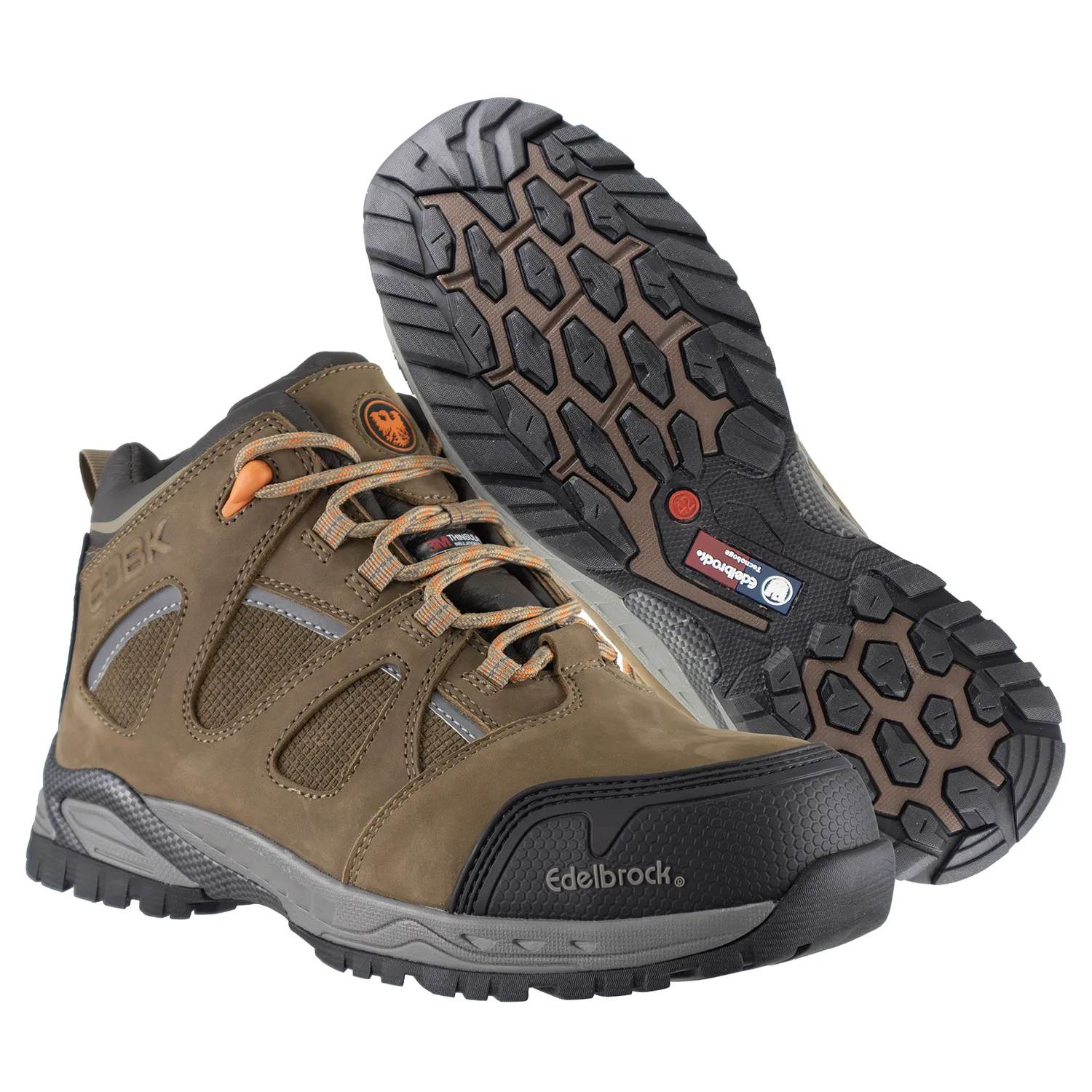 ZAPATO SEGURIDAD EDELBROCK EDBK 177 BROWN | Sodimac Chile