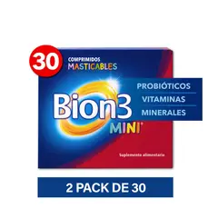 BION - Pack 60 3 Mini Comprimidos Masticables