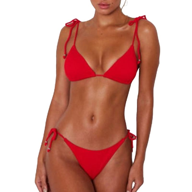 DAIKIRI BIKINIS - Daikiri Bikini Mujer Daikiri Triángulo Rojo Dos Piezas Xl