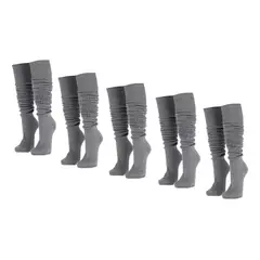 EVERSO - Pack 6 pares de calcetas Largas Bucaneras Escolares