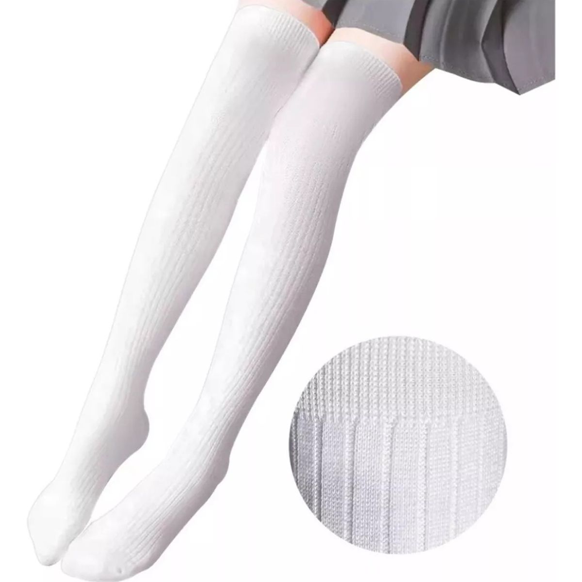 EVERSO - Pack 6 pares de calcetas Largas Bucaneras Escolares