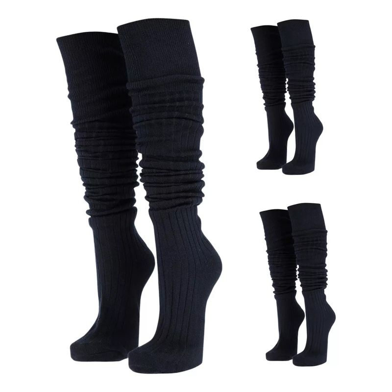 EVERSO - Pack 6 pares de calcetas Largas Bucaneras Escolares