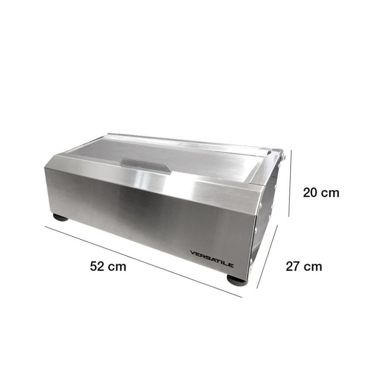 VERSATILE - Salsera 4  estaciones con bandeja frio inox