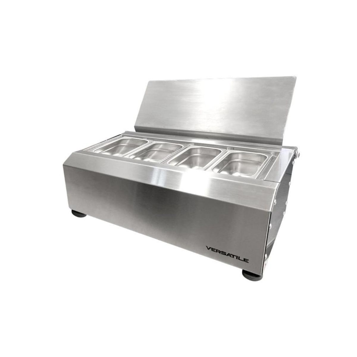 VERSATILE - Salsera 4 estaciones inox: