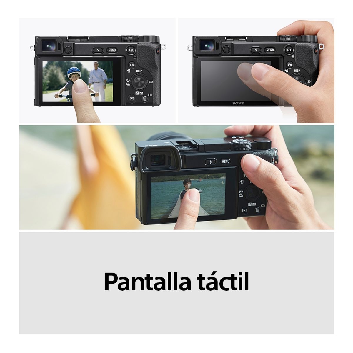 SONY - Cámara Aps-c A6100 Con Enfoque Automático Rápido