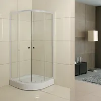 CABINA DE DUCHA REDONDA 90 CM ESPESOR VIDRIO 4MM