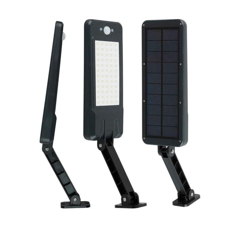 GENERICO - Foco led solar para exteriores con control remoto - negro