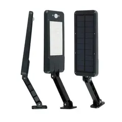 HOME ESSENTIALS - Foco led solar para exteriores con control remoto - negro