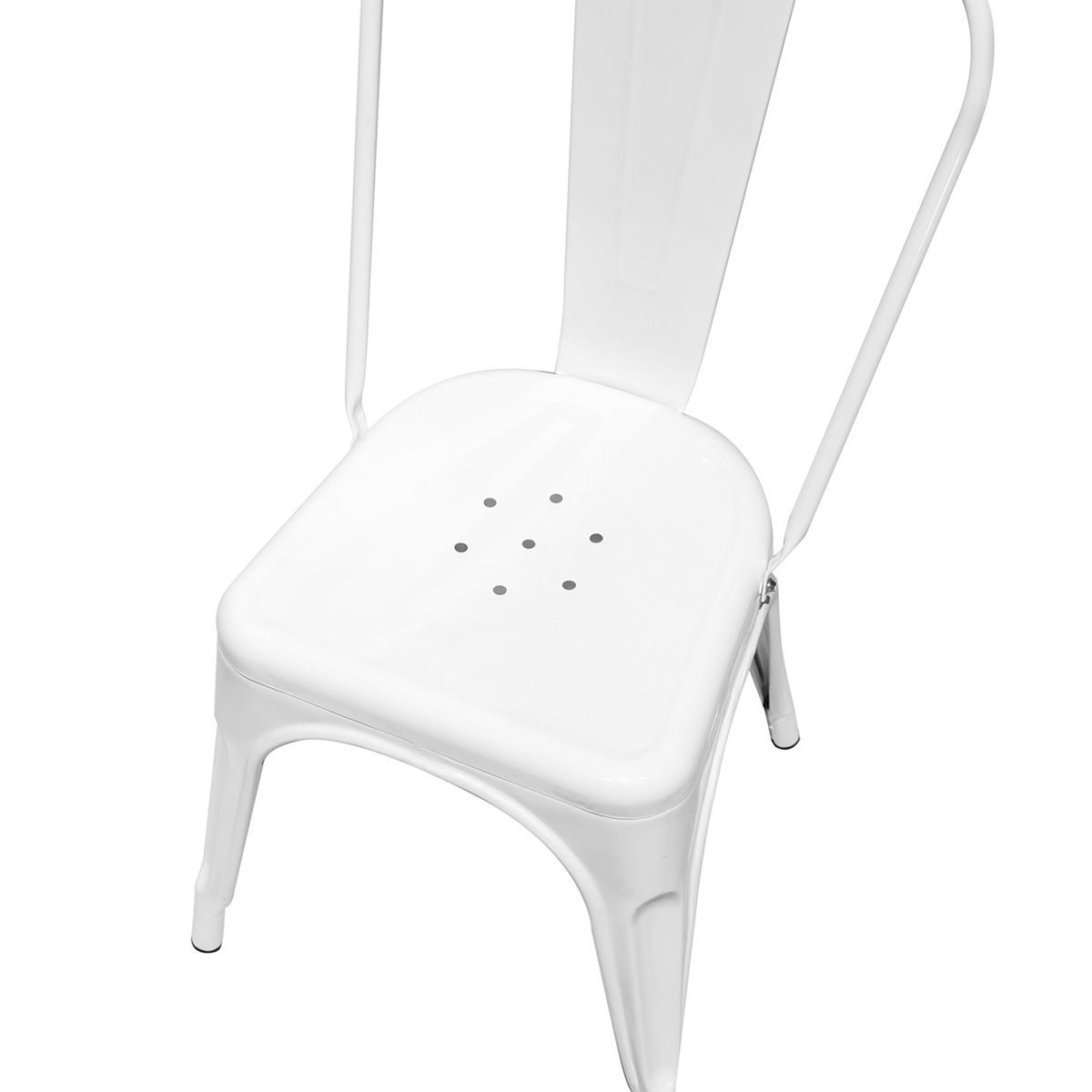 DECO EXPRESS - Set 4 Sillas Tolix Blanco