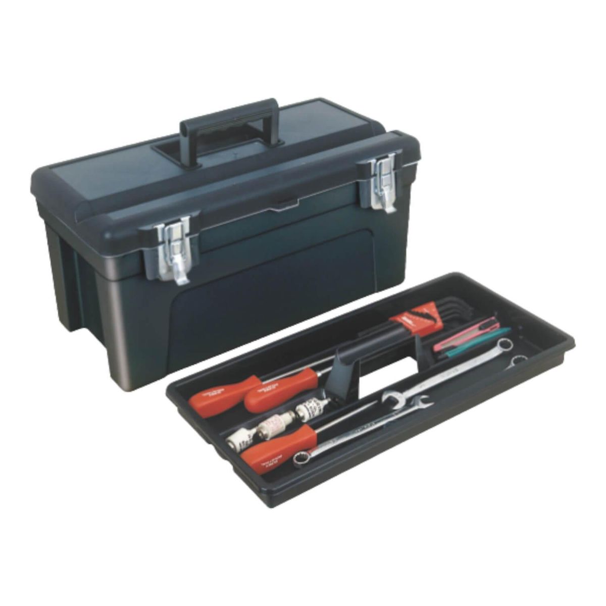 SAN BERNARDO - Caja De Herramientas Con Broches Metalicos 20" San Bernardo