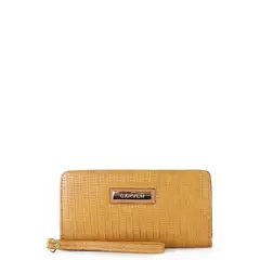 CARVEN - Billetera de mujer fresia camel Paris