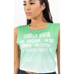 LABELLAMAFIA - Cropped Flag Verde LBM