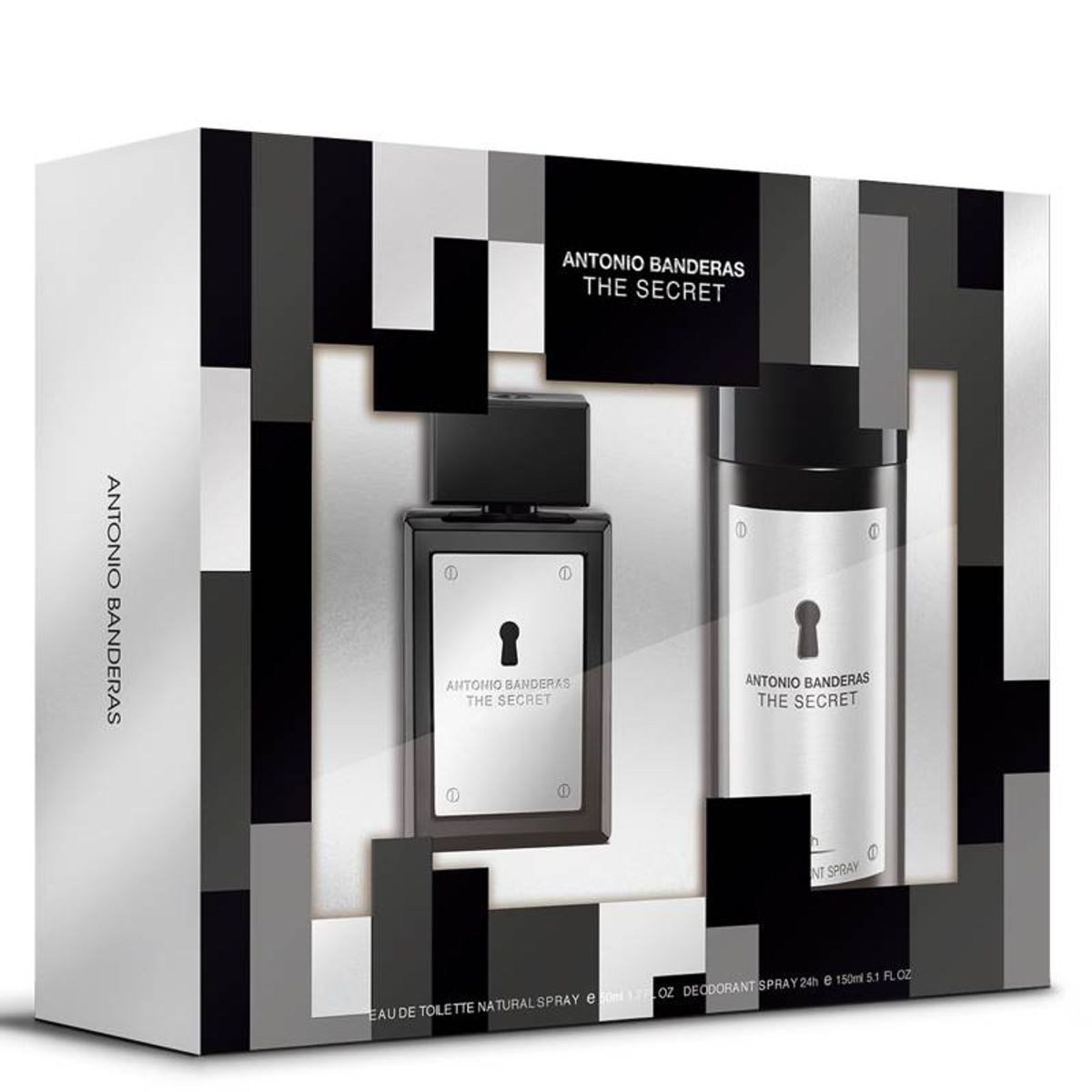ANTONIO BANDERAS - THE SECRET ESTUCHE EDT 50MLDESODORANTE 150ML