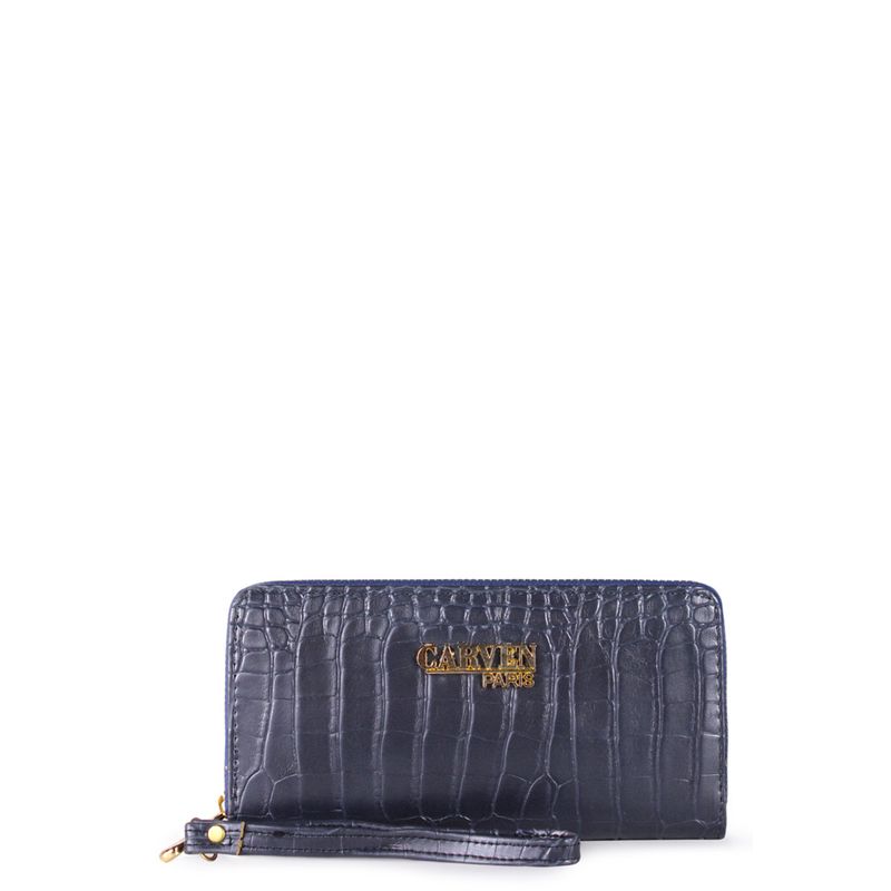CARVEN - Billetera de mujer jade azul Carven Paris