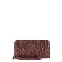 CARVEN - Billetera de mujer jade dark café Paris