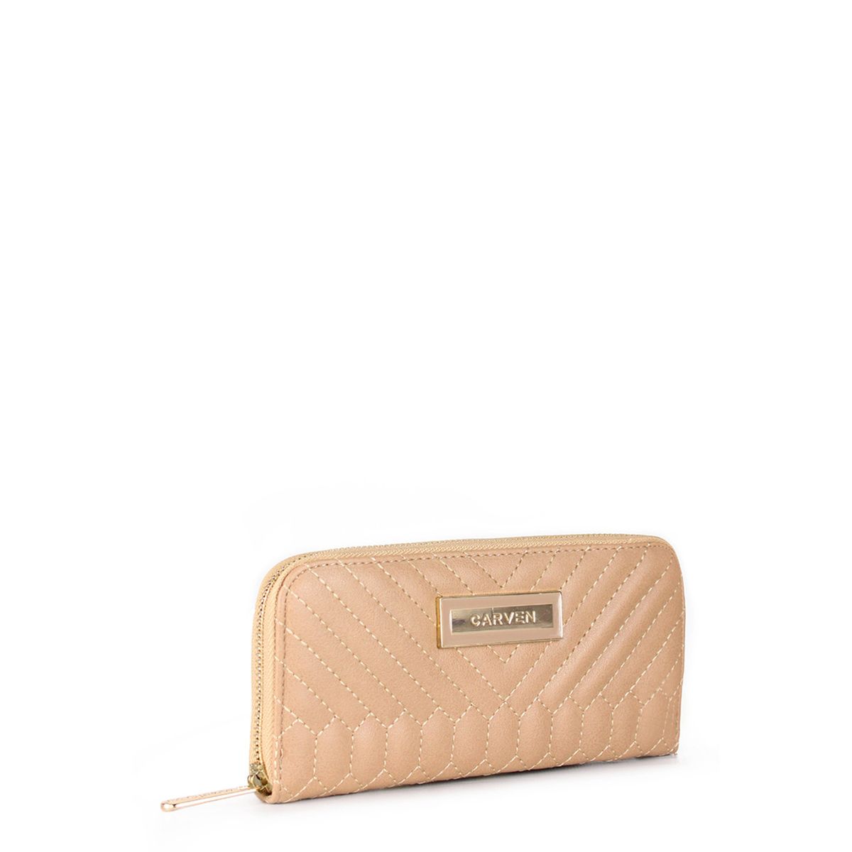 CARVEN - Billetera de mujer Petunia beige Carven Paris