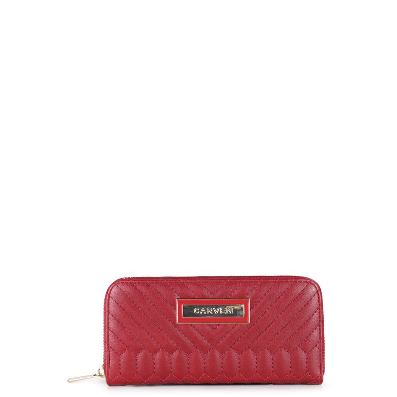 CARVEN - Billetera de mujer Petunia roja Carven CARVEN