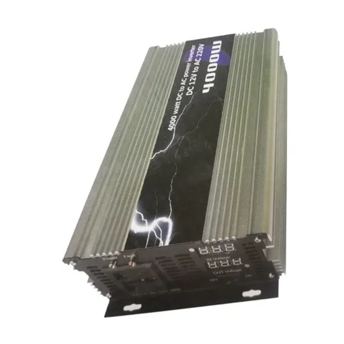 GENERICO - Inversor Voltaje Corriente 12v A 220v Auto Portatil 4000w