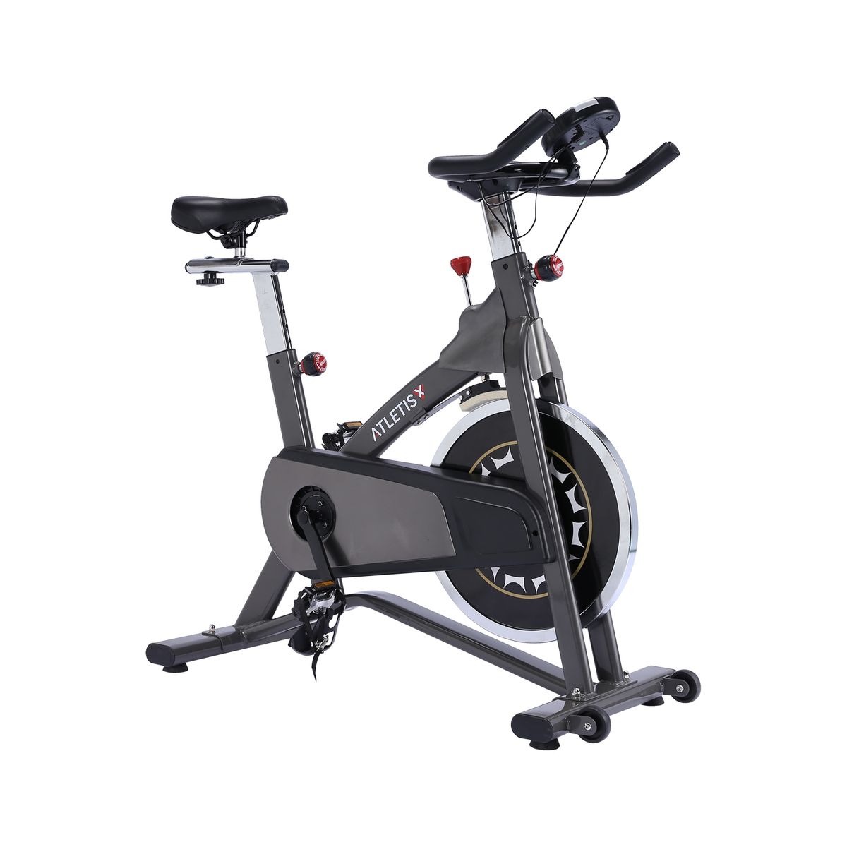 ATLETIS - Bicicleta Spinning Sport Volante 10Kg Gris
