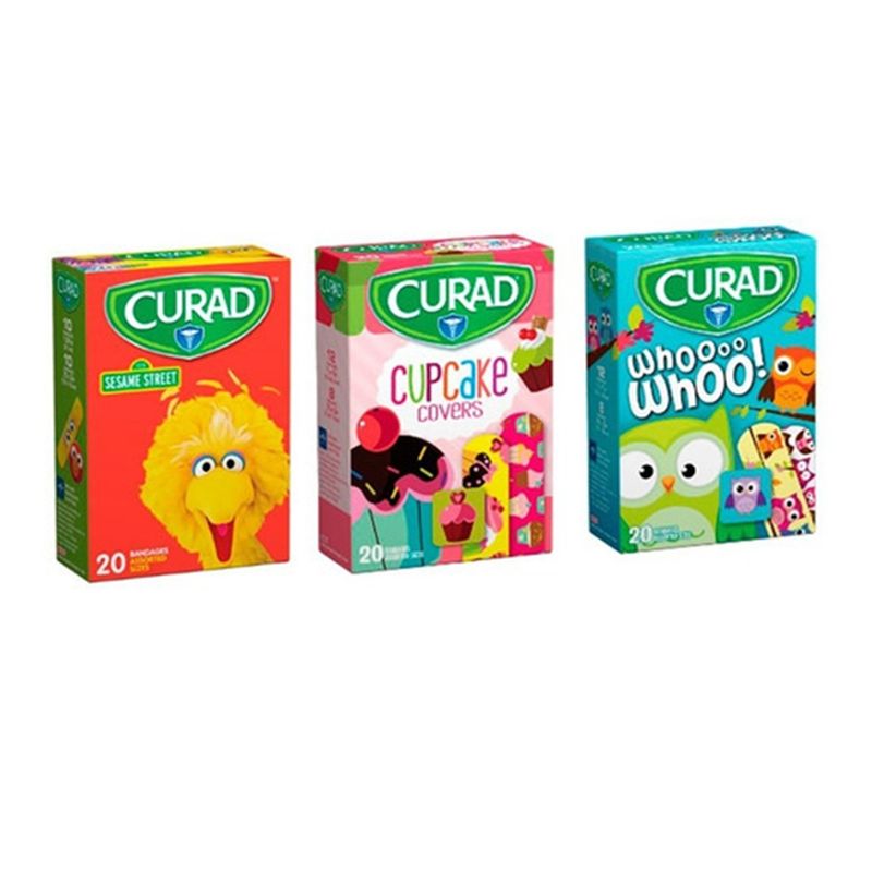 CURAD - Parche Curita Benditas 60 Unidades Curad Curitas Infantil