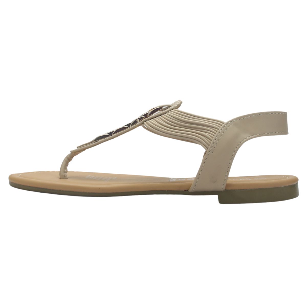 CHALADA - Sandalia Mujer Beige Plano Chalada Call-2