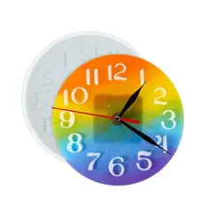 GENERICO - Molde Resina Epoxi Set Reloj Modo Resina
