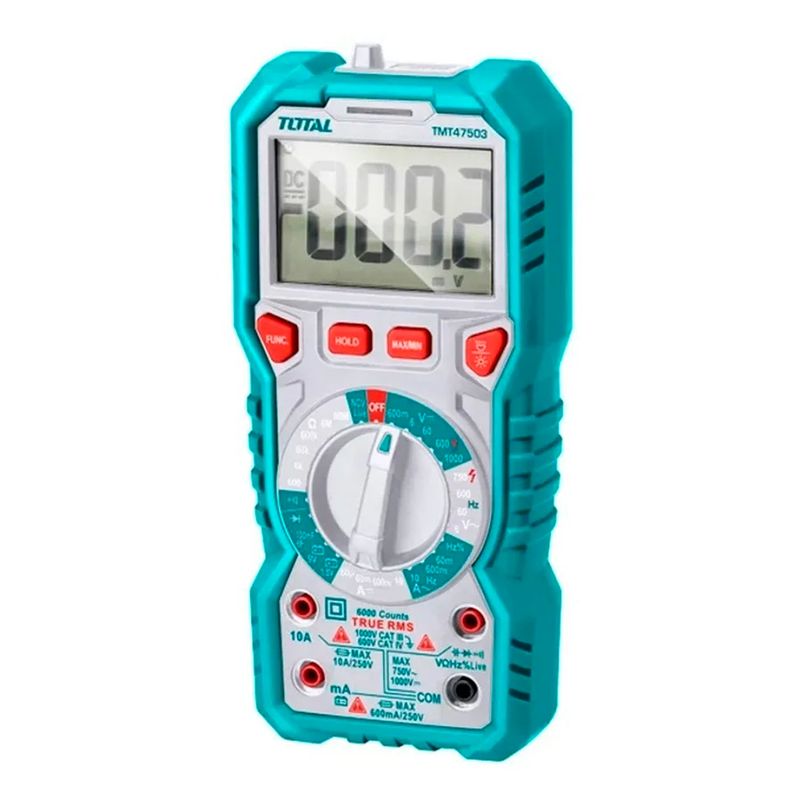 TOTAL TOOLS - Multimetro Multitester Digital Total Tmt47503