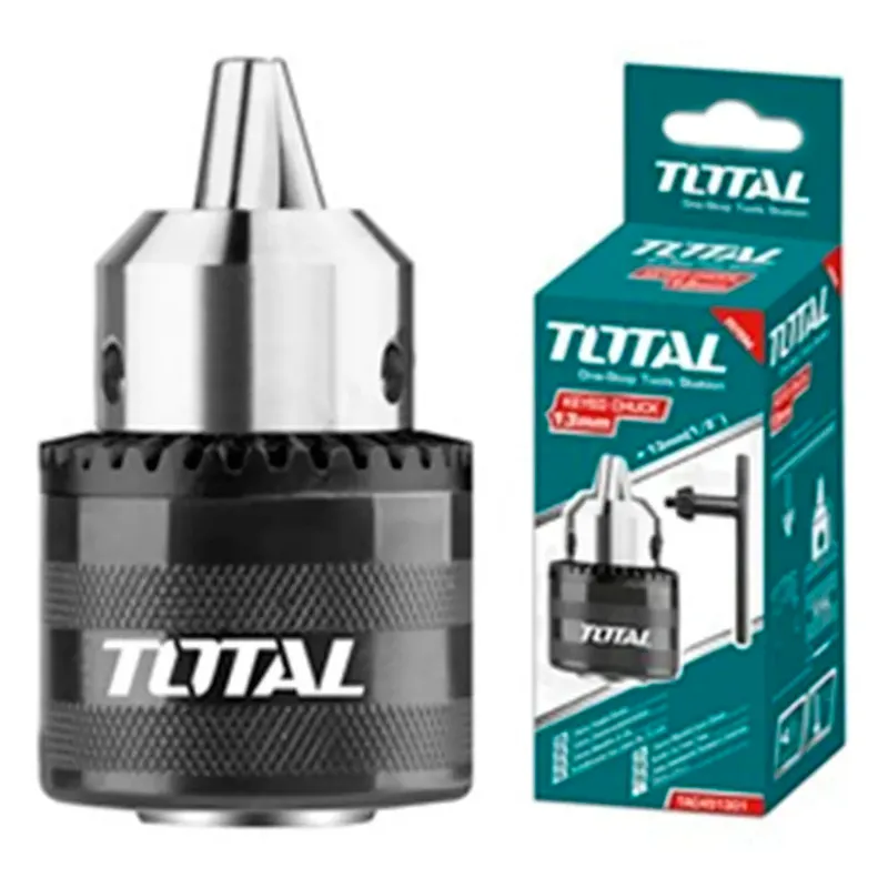 TOTAL TOOLS - Chuck Mandril De Taladro 13 Mm + Llave Total Tac451301
