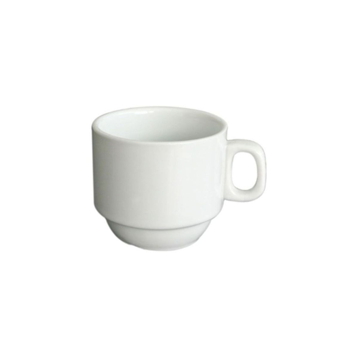 STAR FINE PORCELAIN - SET DE 6 TAZAS TE DE PORCELANA BLANCOS 220CC STAR ROUND STAR FINE PORCELAIN