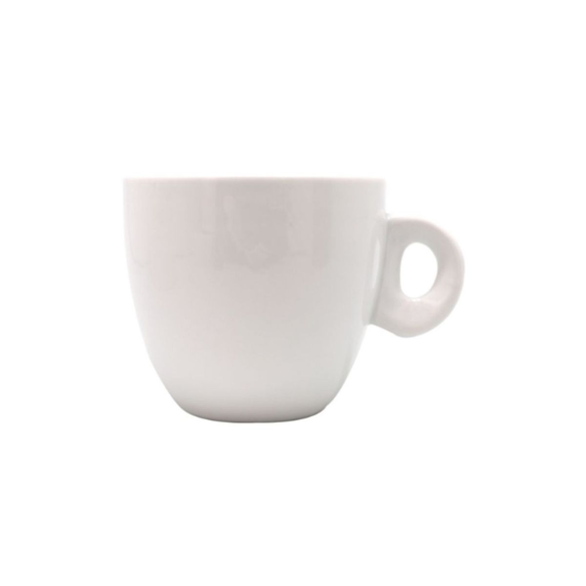 STAR FINE PORCELAIN - SET DE 6 TAZAS TE DE PORCELANA BLANCOS REDONDOS 220CC STAR ROUND PARTY STAR FINE PORCELAIN
