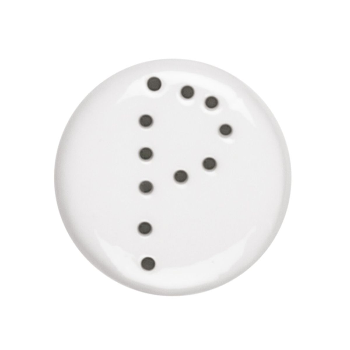 STAR FINE PORCELAIN - SET DE 6 PIMENTEROS RECTO PORCALANA BLANCOS 8CM STAR TH STAR FINE PORCELAIN