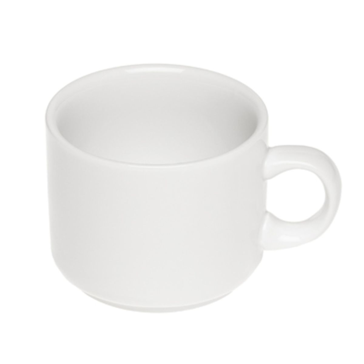 STAR FINE PORCELAIN - SET DE 12 TAZAS CAFE DE PORCELANA BLANCOS STAR ROUND STAR FINE PORCELAIN