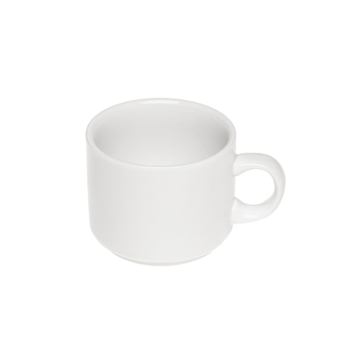 STAR FINE PORCELAIN - SET DE 12 TAZAS CAFE DE PORCELANA BLANCOS STAR ROUND STAR FINE PORCELAIN