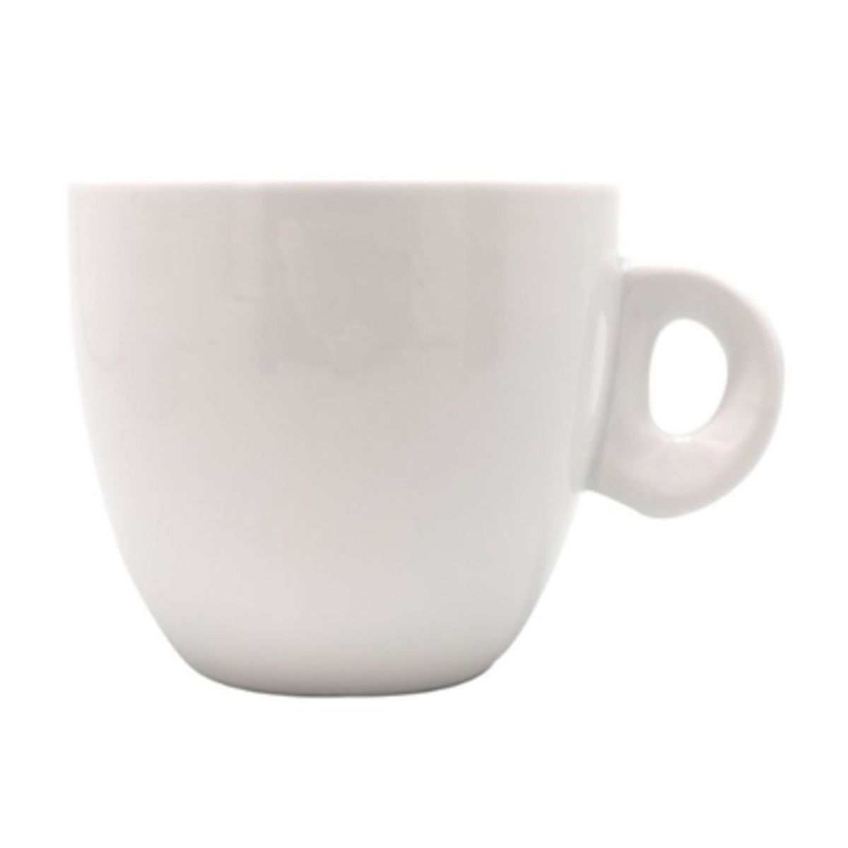 STAR FINE PORCELAIN - SET DE 12 TAZAS TE DE PORCELANA BLANCOS REDONDOS 220CC STAR ROUND PARTY STAR FINE PORCELAIN