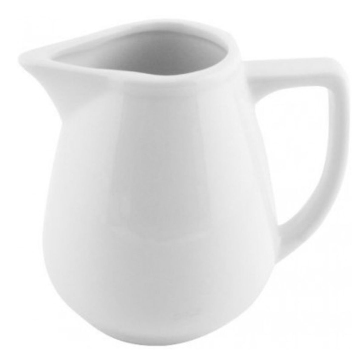 STAR FINE PORCELAIN - SET DE 24 LECHEROSS CON ASA DE PORCELANA BLANCOS 50CC STAR ROUND STAR FINE PORCELAIN