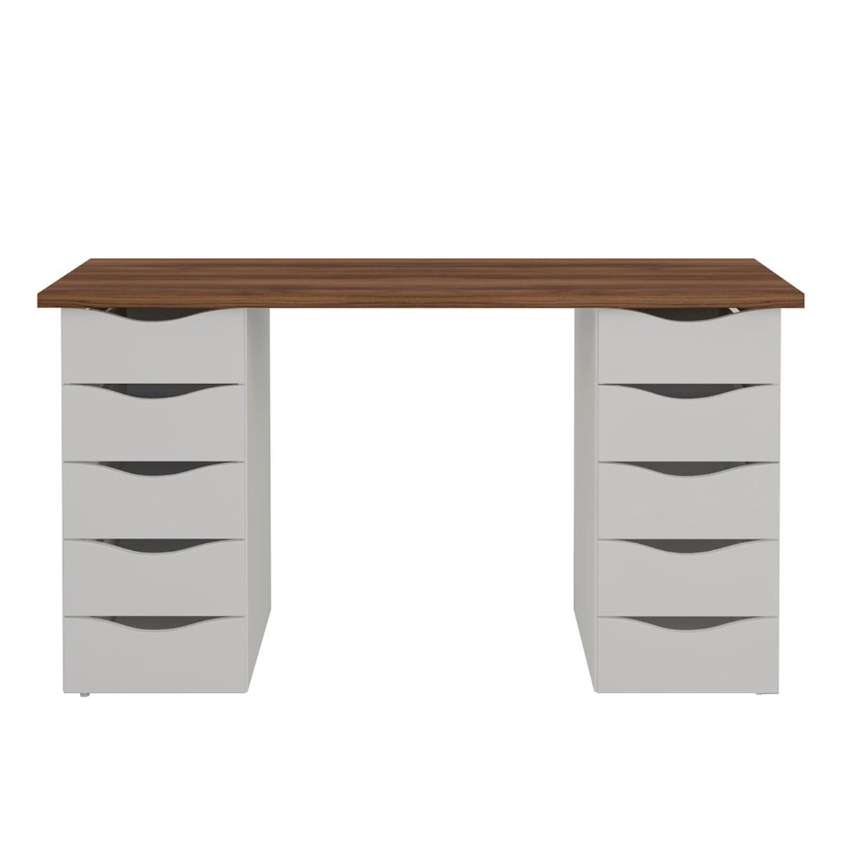 RODLER - Escritorio 10 Cajones Due Blanco