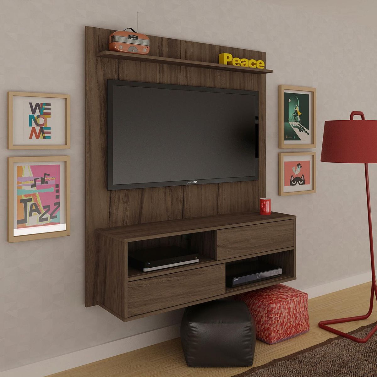 RODLER - Panel TV 50" Dallas Café