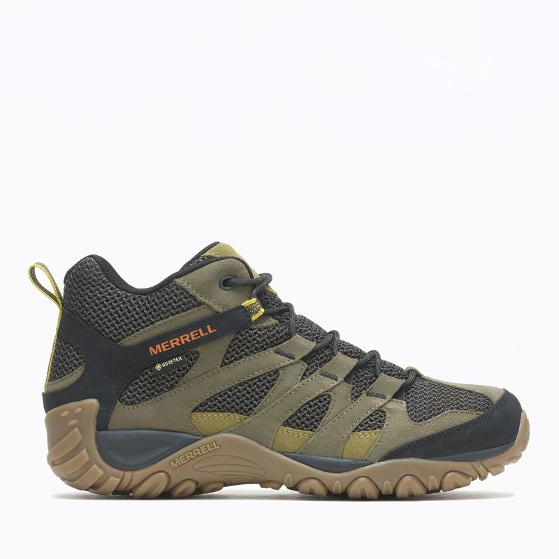 MERRELL - Botín Hombre Alverstone Mid Gtx Oliva MERRELL
