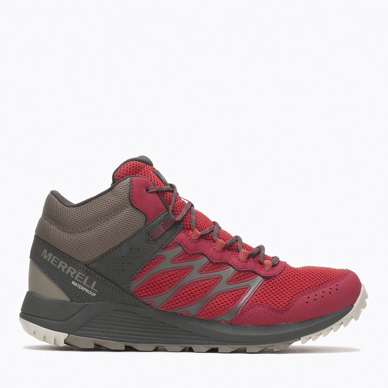 MERRELL - Botín Hombre Wildwood Mid Wp Rojo MERRELL