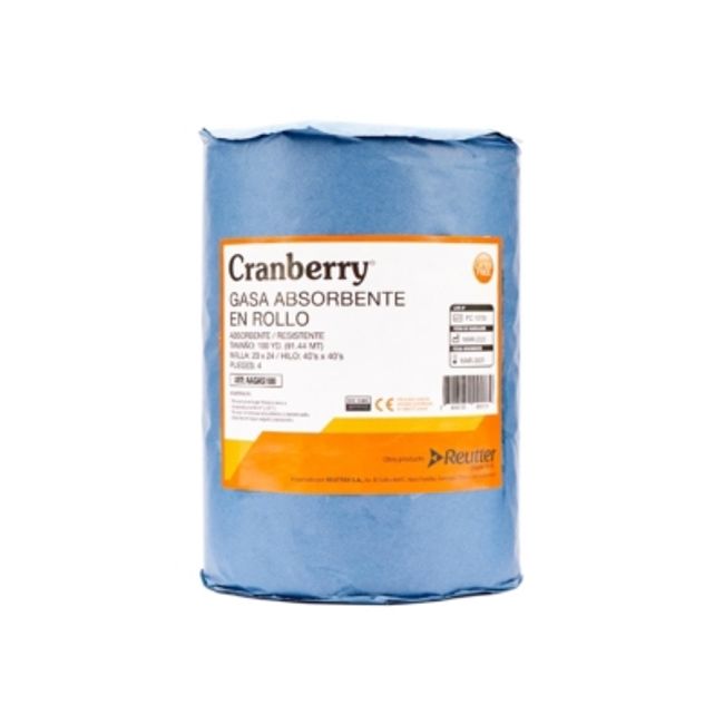 CRANBERRY - Gasa Absorben Rollo Cranberry 100 Yardas - 91,4 Metros